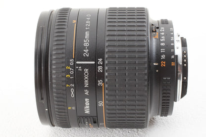 外観美品◆NIKON AF NIKKOR 24-85mm F2.8-4 D
