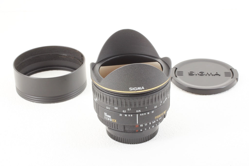 外観極上品◆SIGMA AF 15mm F2.8 EX Fisheye for Nikon
