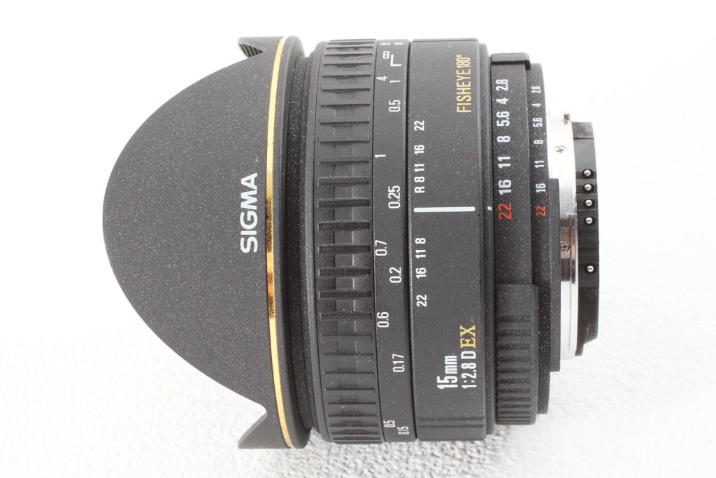 外観極上品◆SIGMA AF 15mm F2.8 EX Fisheye for Nikon