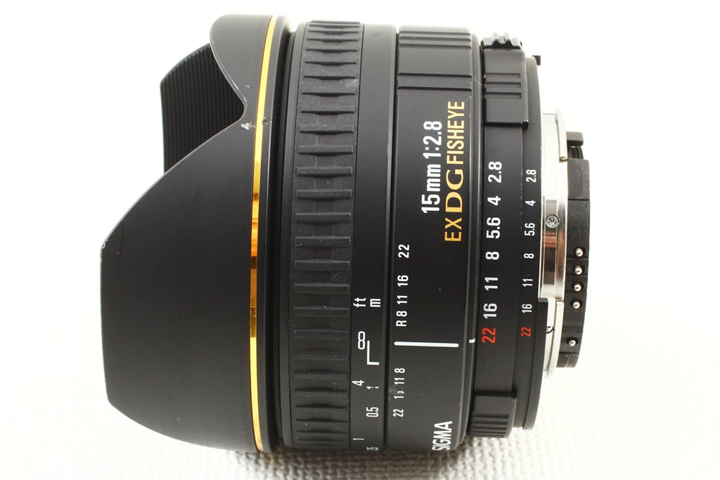 High quality ◆ SIGMA AF 15mm F2.8 EX DG Fisheye Nikon ◆ Fisheye lens