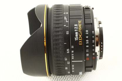 Good condition ◆ SIGMA AF 15mm F2.8 EX DG Fisheye Nikon ◆ Fisheye lens