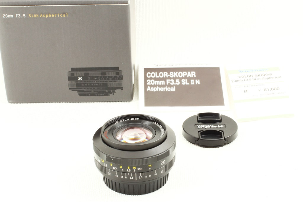 Excellent quality ◆ Voigtlander COLOR-SKOPAR 20mm F3.5 SLⅡAsph Canon EF Canon