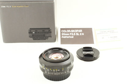 Excellent quality ◆ Voigtlander COLOR-SKOPAR 20mm F3.5 SLⅡAsph Canon EF Canon