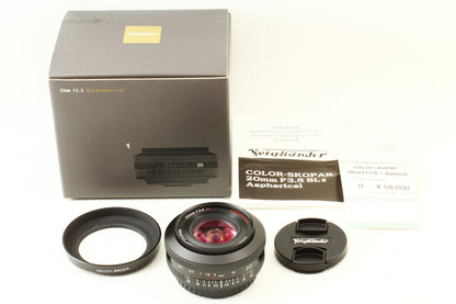 Excellent quality ◆ Voigtlande COLOR-SKOPAR 20mm F3.5 SLⅡAsph Canon EF ◆ Prime lens