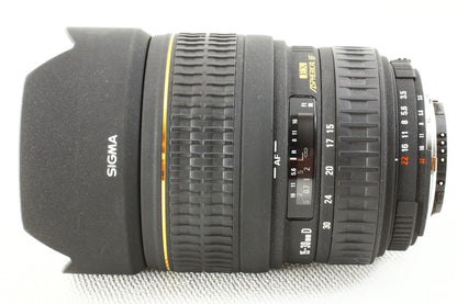 Excellent quality ◆ SIGMA AF 15-30mm F3.5-4.5 EX DG Nikon ◆ Ultra-wide-angle zoom lens