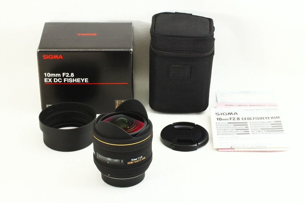 Excellent quality ◆ SIGMA 10mm F2.8 EX DC FISHEYE HSM Nikon ◆ Fisheye lens
