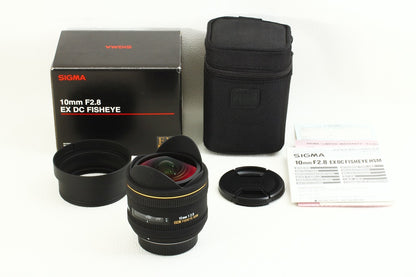 Excellent quality ◆ SIGMA 10mm F2.8 EX DC FISHEYE HSM Nikon ◆ Fisheye lens
