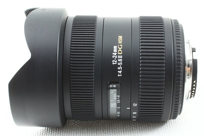 極上品◆SIGMA 12-24mm F4.5-5.6 Ⅱ DG HSM Nikon