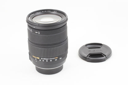 極上品◆SIGMA AF 18-200mm F3.5-6.3 DC OS HSM Nikon