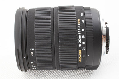 極上品◆SIGMA AF 18-200mm F3.5-6.3 DC OS HSM Nikon