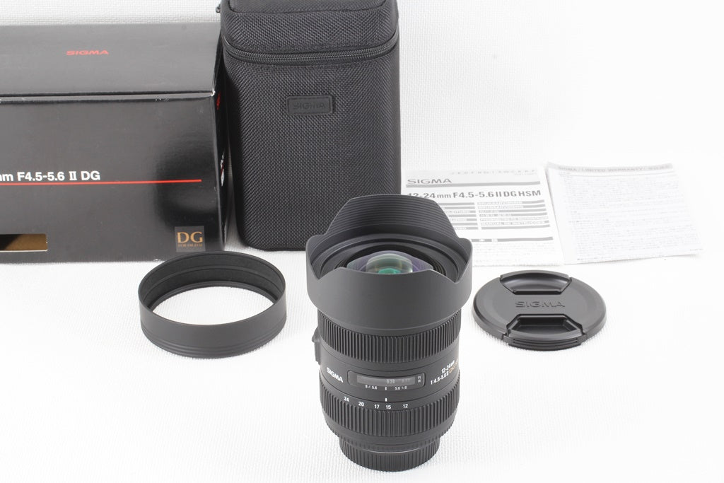 極上品◆SIGMA 12-24mm F4.5-5.6 Ⅱ DG HSM Nikon