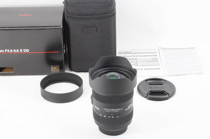 極上品◆SIGMA 12-24mm F4.5-5.6 Ⅱ DG HSM Nikon