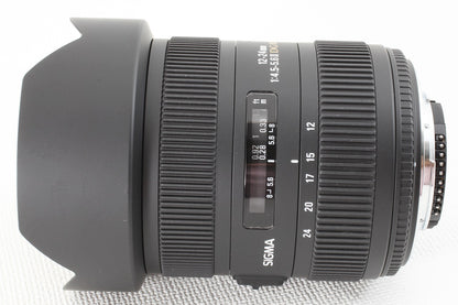 極上品◆SIGMA 12-24mm F4.5-5.6 Ⅱ DG HSM Nikon