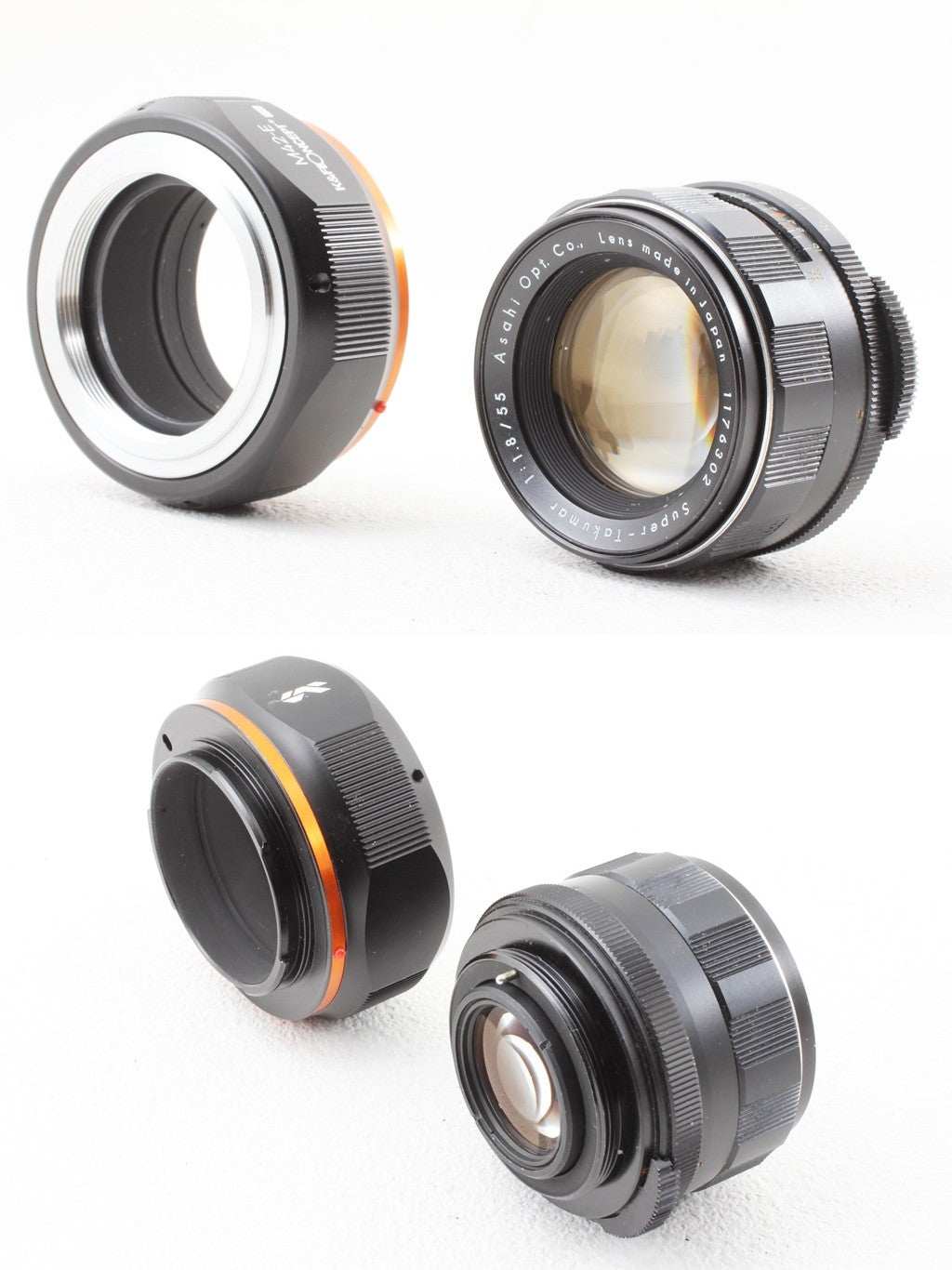 外観美品◆ASAHI Pentax Super Takumar 55/1.8 K&F
